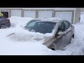 Subaru Legacy After Snow Storm (no need of snow shoveling)
