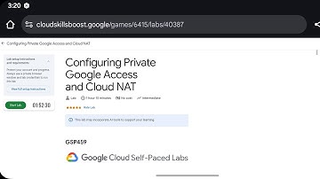 Configuring Private Google Access and Cloud NAT | GSP459 | #qwiklabs #arcade 