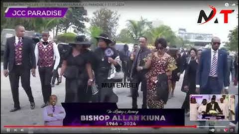 SEE HOW BISHOP ALLAN KIUNA'S MOTHER AND WIFE KATHY KIUNA CRIED AS THEY ARRIVE TO BURRY BISHOP
