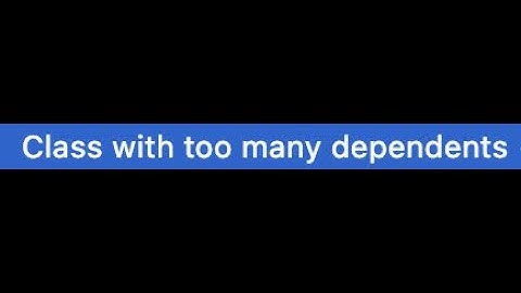 Code Analysis series in IntelliJ:  Finding Classes with too many Dependents (NOT DEPENDENCIES)