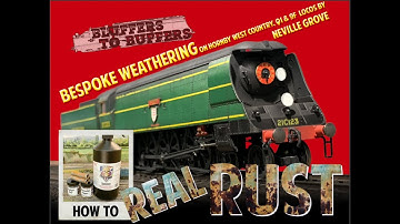Real Rust for OO scale model Railway | Amazing Realistic 