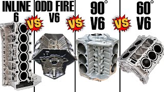 ENGINE BALANCE: Inline 6 vs. Odd fire V6 vs. 90 degree V6 vs. 60 degree V6