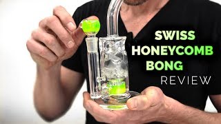 How to Use a Swiss Honeycomb Glass Bong & Review | by Purr