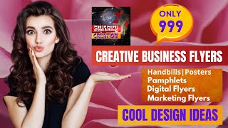 Swanky Creation 2022, Creative Business Flyers, Cool Design Ideas, Poster, Digital & Marketing Flyer