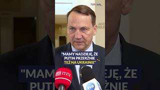 Sikorski: mam nadzieję, że Putin przerżnie też na Ukrainie #polityka #ukraina #rosja #shorts