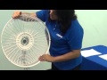 How to Assemble a Lasko® Pedestal Stand Fan in Minutes with No Tools!