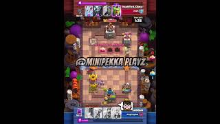 I was emoting a lot #clashroyale #shorts #clips #minipekka #pekka 
