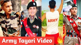 Indian Army Tayari Tik Tok video | Best Motivational Army Song | Indian Army Training | BSF,CRPF,NCC