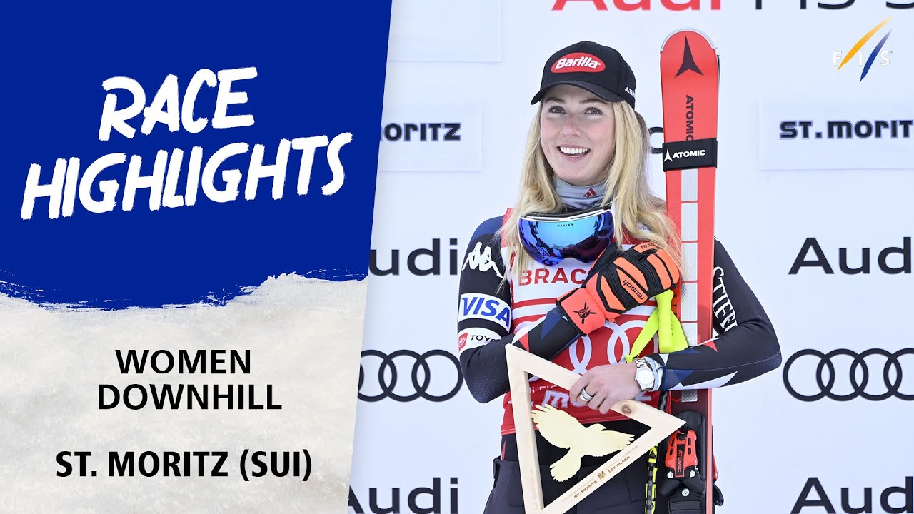 Mikaela Shiffrin Wins First Downhill of the Season in St. Moritz