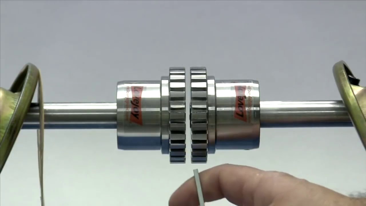 Lovejoy Standard Grid Coupling Installation Instructions for Vertical