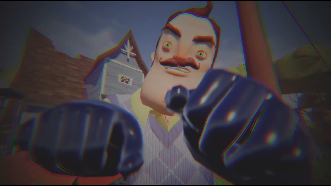 Playing hello neighbor🙃😎🤙