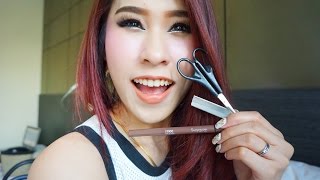 How to กันคิ้วเอง + เขียนคิ้วให้ได้รูป