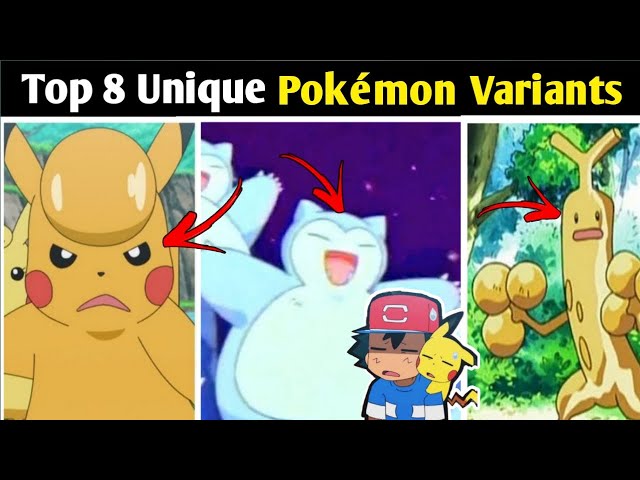 10 Unique Pokémon Variants That Only Exist In The Anime