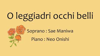 O Leggiadri Occhi Belli 高声用 B-Durピアノ伴奏付き