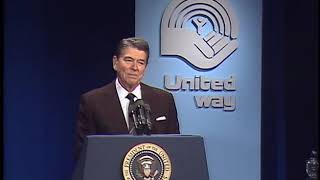 President Reagan's Remarks to the United Way of America on November 9, 1987