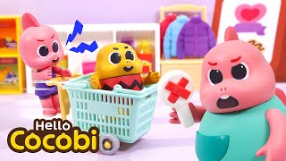 Be Careful at the Supermarket! Safety Song | Cocobi Kids Songs & Nursery Rhymes | Hello Cocobi