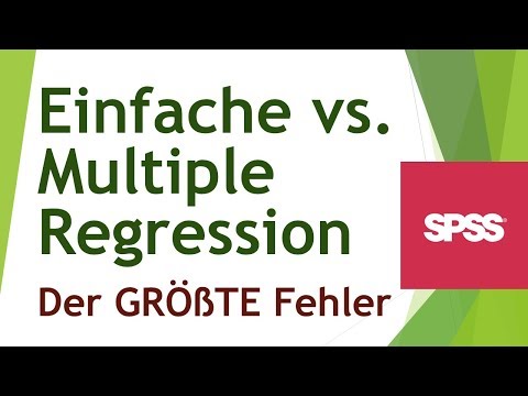 Einfache vs. multiple Regression - warum Variablen nicht signifikant bleiben