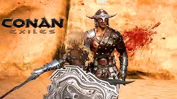 Attacking Barbie And Fighting Clan Mates! (PvP Weekend) | Conan Exiles Modded