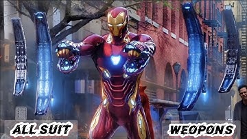 All Iron Man Suits, Evolution: Mark 1-85 || Weapons || Capabilities || Upgrades || Full HD 🔥
