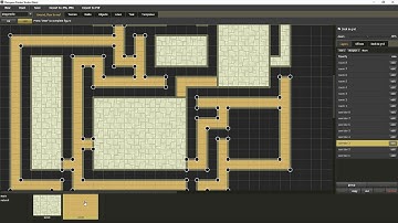 Dungeon Painter Studio features: import skatch & generated d20 map
