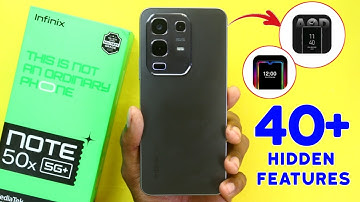 infinix Note 50x Tips and Tricks || infinix Note 50x 5G 40+ New Hidden Features in Hindi