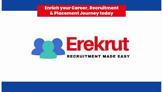 Unlock Your Career Potential with Erekrut: Connecting Jobseekers, Corporates, and Campuses