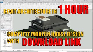 Modern House Design in Revit - REVIT ARCHITECTURE PROJECT 1