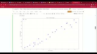 Task 1 Data Science & Business Analytics Internship at The Sparks Foundation | Jupyter Notebook