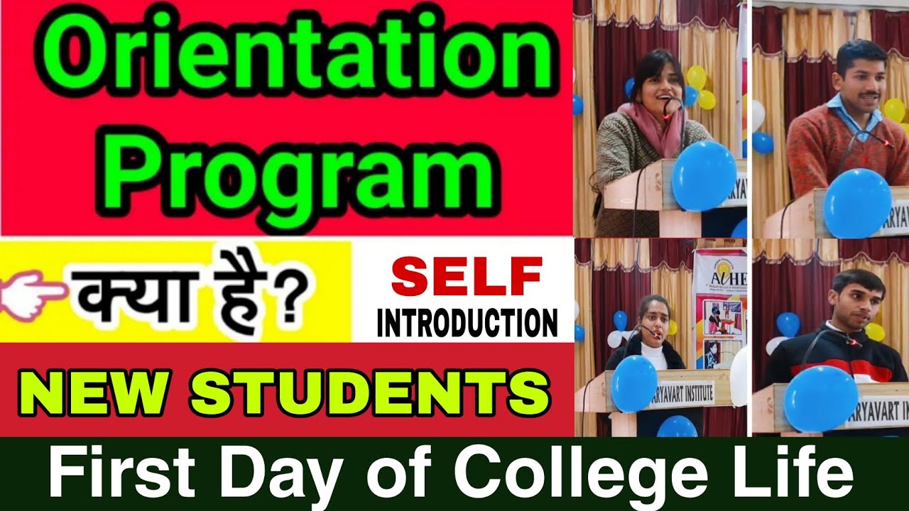 Orientation Programme in College