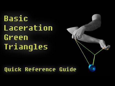 Basic Laceration Green Triangles Quick Reference Guide - 44Tutorials