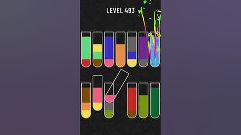 water sort puzzle - level 493