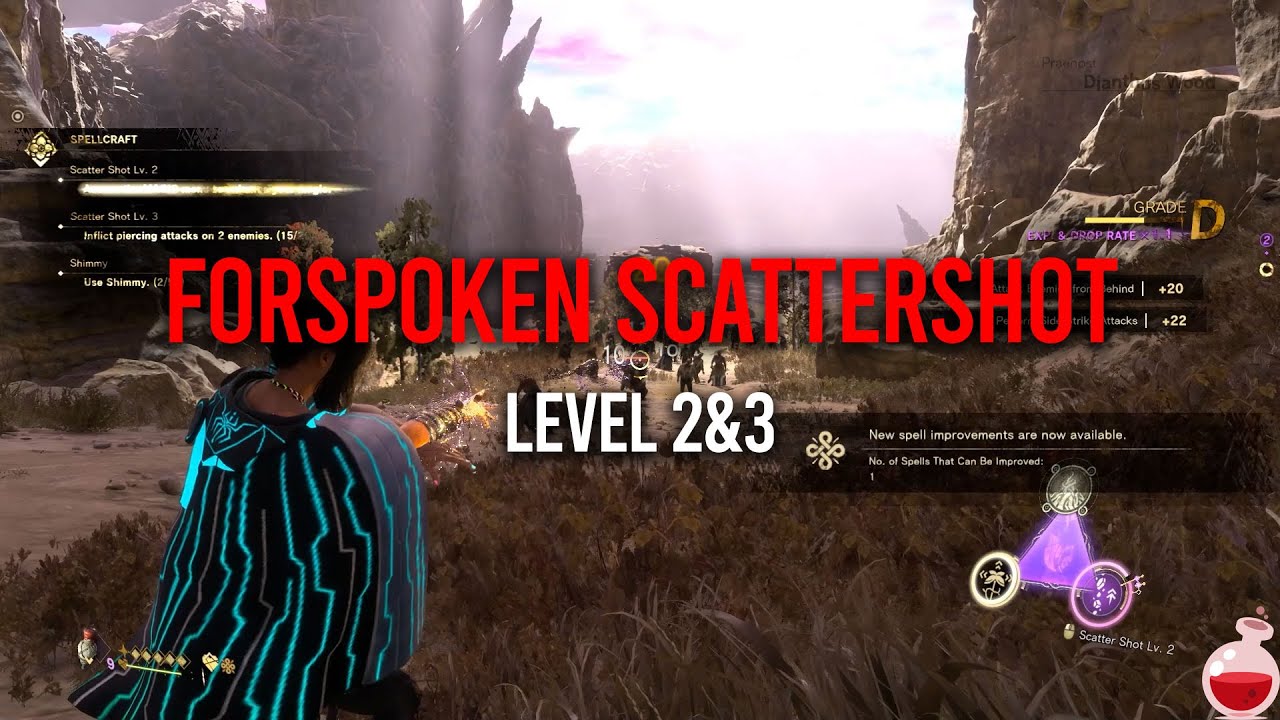Forspoken Scattershot Level 2 and 3 Spellcraft Challenge