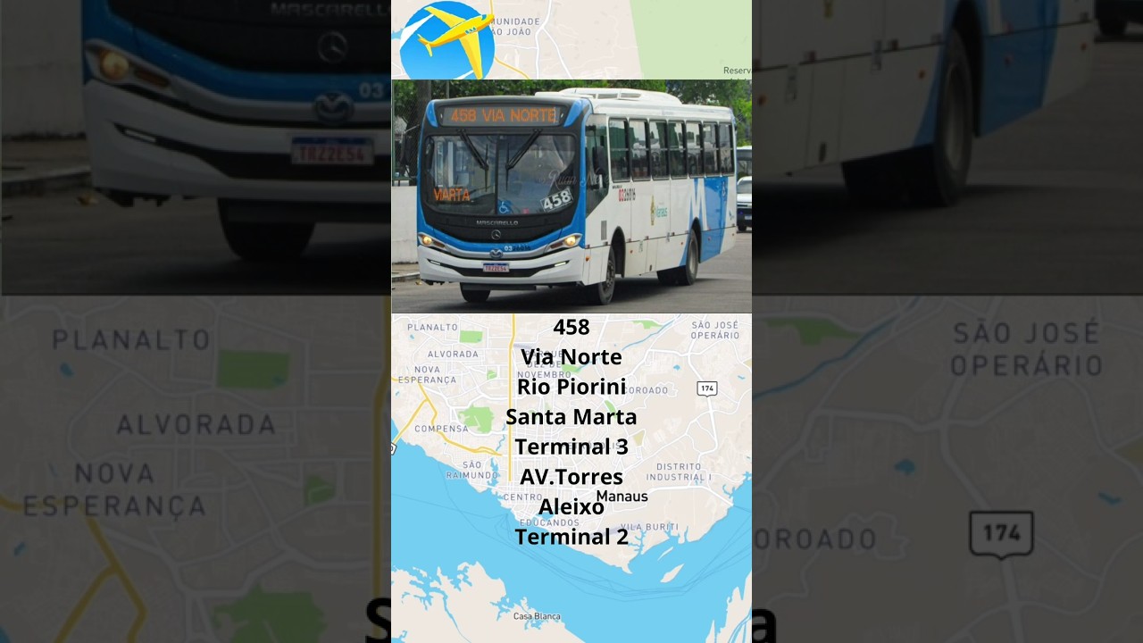 Linha 458(Trajeto Completo)