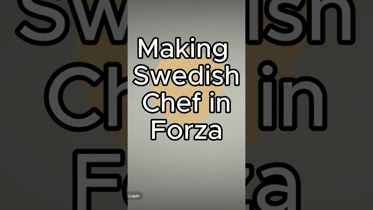 Making The Swedish Chef in Forza Horizon 6