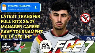FIFA 16 MOBILE MOD FC 26 ANDROID OFFLINE CAREER MODE NEW FACES KITS 26/27 SEASON LATEST TRANSFERS