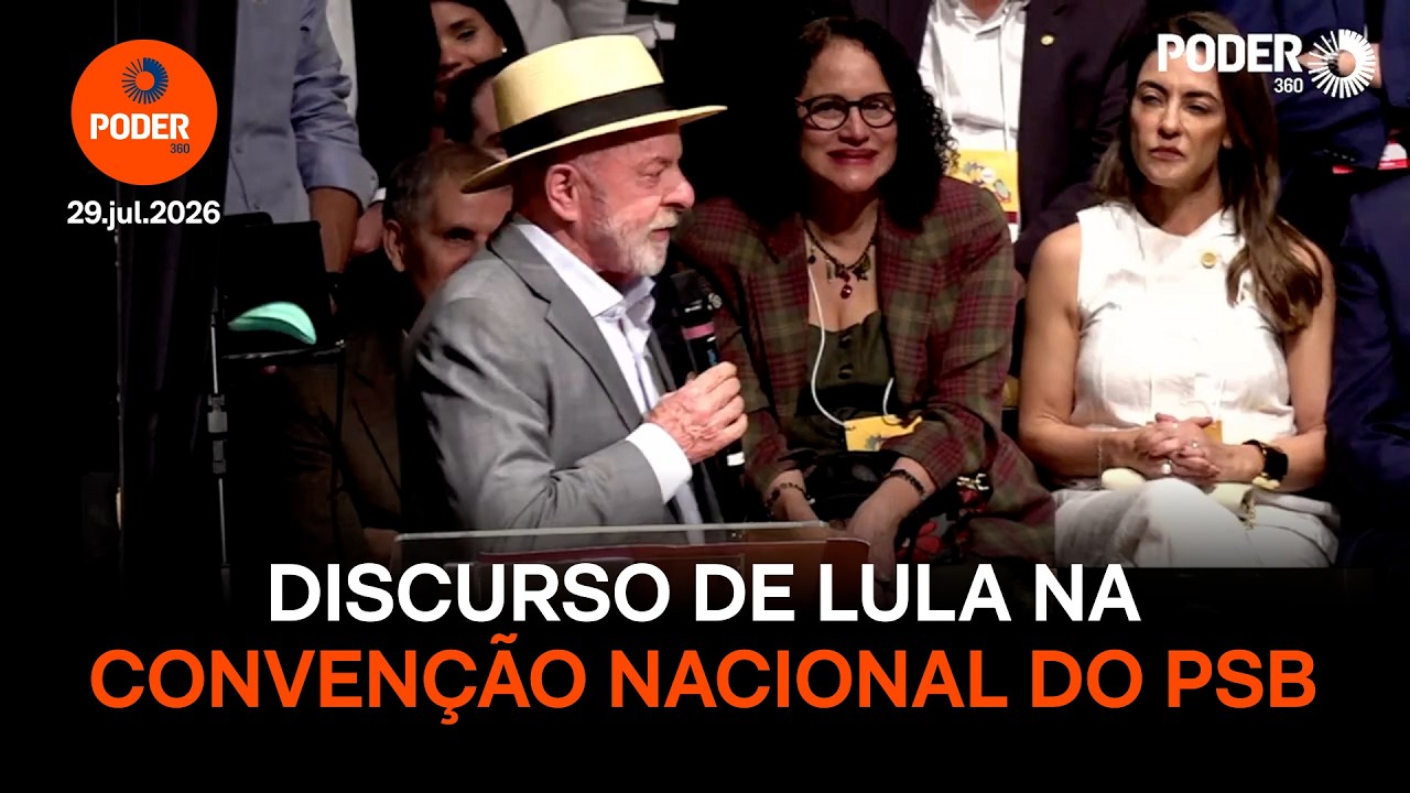 Assista e leia a íntegra do discurso de Lula na convenção do PSB