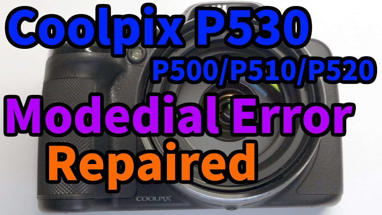 Coolpix P500/P510/P520/530 Nikon [Mode dial is not in the proper