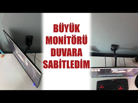 Video: Monitör için duvara montaj. Gözden geçirmek. Nasıl kurulur