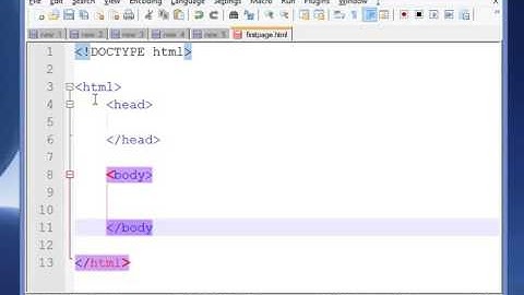 HTML tutorial for beginners -Our first webpage video lecture 01 Part 02