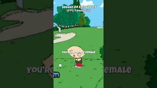 Stewie Goes To Play Golf With Annika Sorenstam: Family Guy