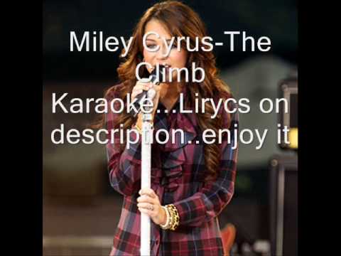 Karaoke The Climb - Hannah Montana - CDG MP4 KFN - Karaoke Version