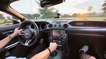 Launch control in a 2015 Mustang GT (w/ a one-legged passenger)
