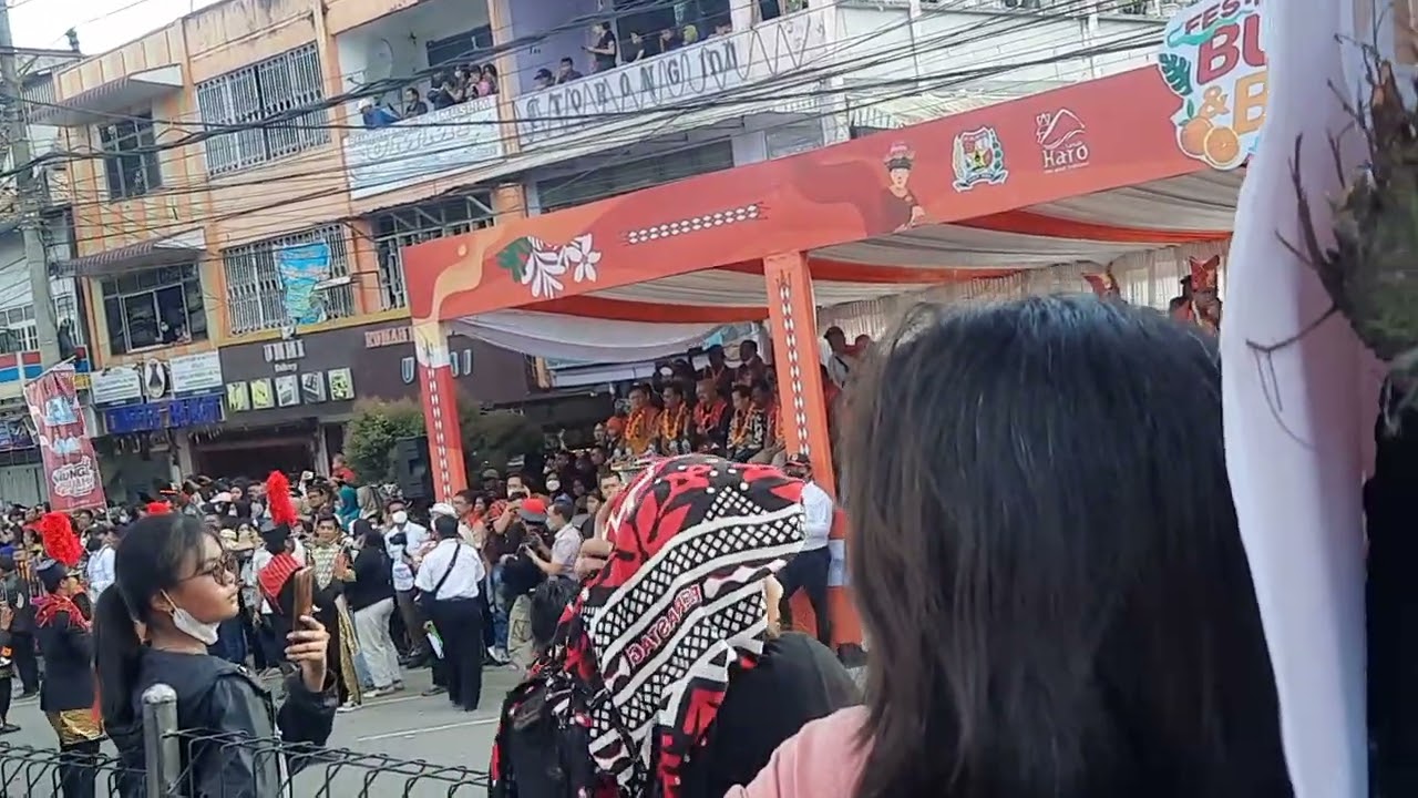 MARCHING BAND GITA BAHANA MELODICA MAN 3 MEDAN FESTIVAL PESTA BUNGA DAN BUAH 2022 DI BERASTAGI KARO