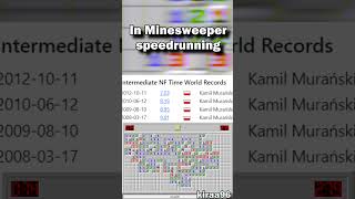 Minesweeper Iceberg - Kamil Murański #shorts  #minesweeper #iceberg #gaming #game #speedrunning