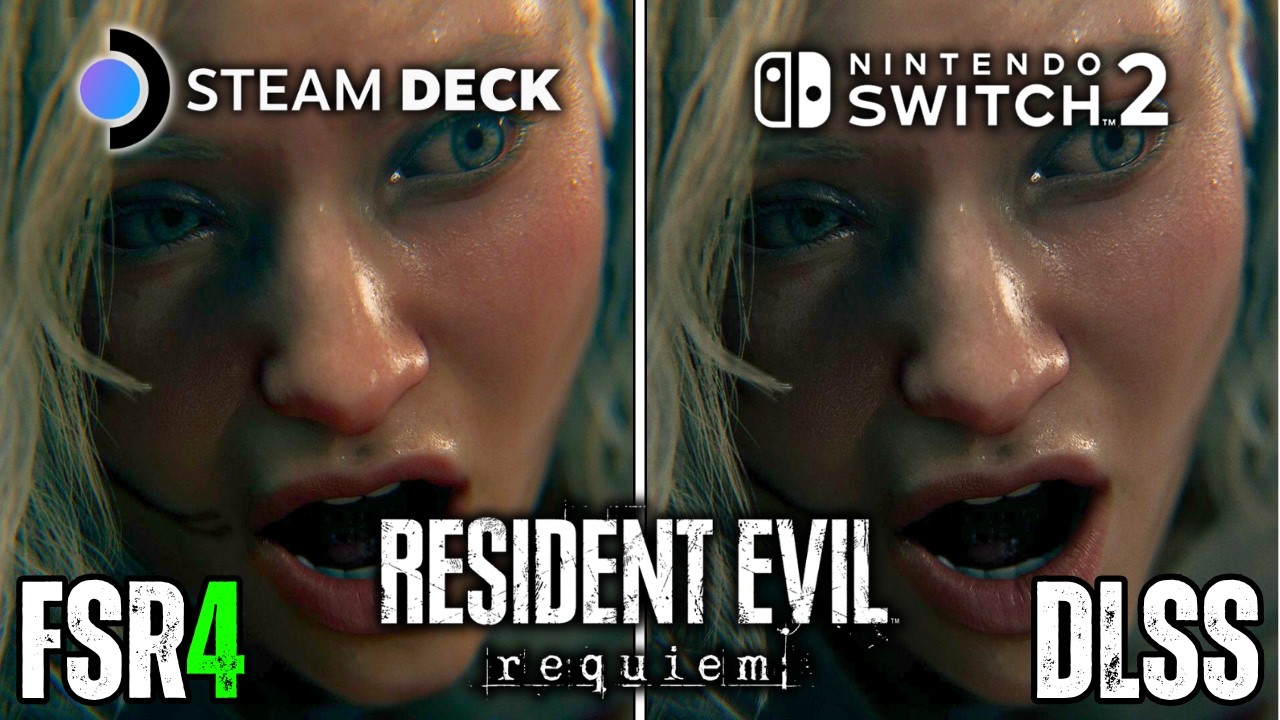 Resident Evil 9 Requiem | Nintendo Switch 2 против Steam Deck (FSR4) | Сравнение игрового процесса