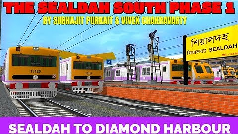 Official Trailer | The Sealdah South Route | Sealdah To Diamond Harbour | MSTS & Open Rails 