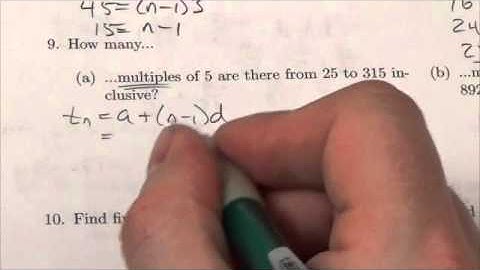 Math 20-1 Sequences Review #9a