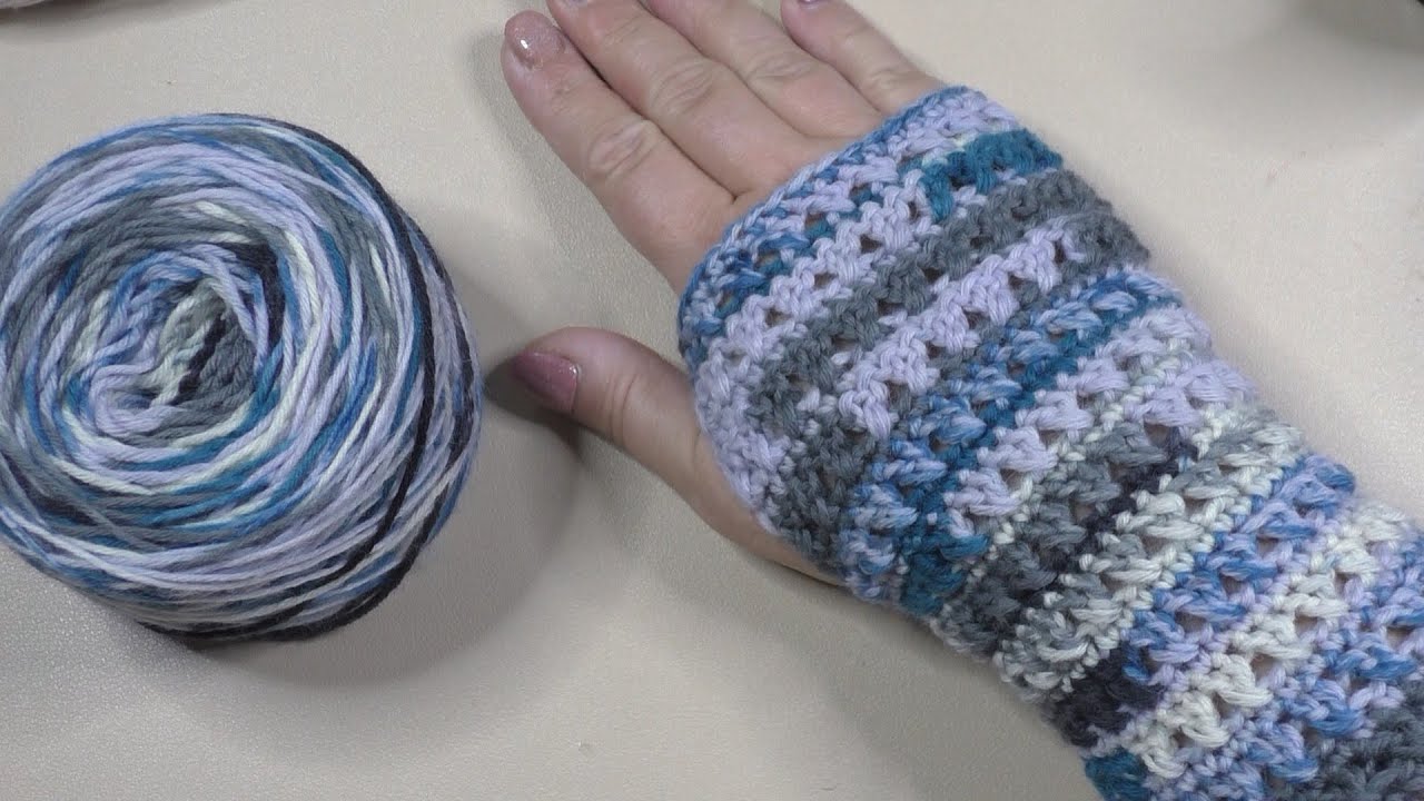 Handstulpen häkeln Jacqueline  / Pulswärmer häkeln / Maschenschäfchen