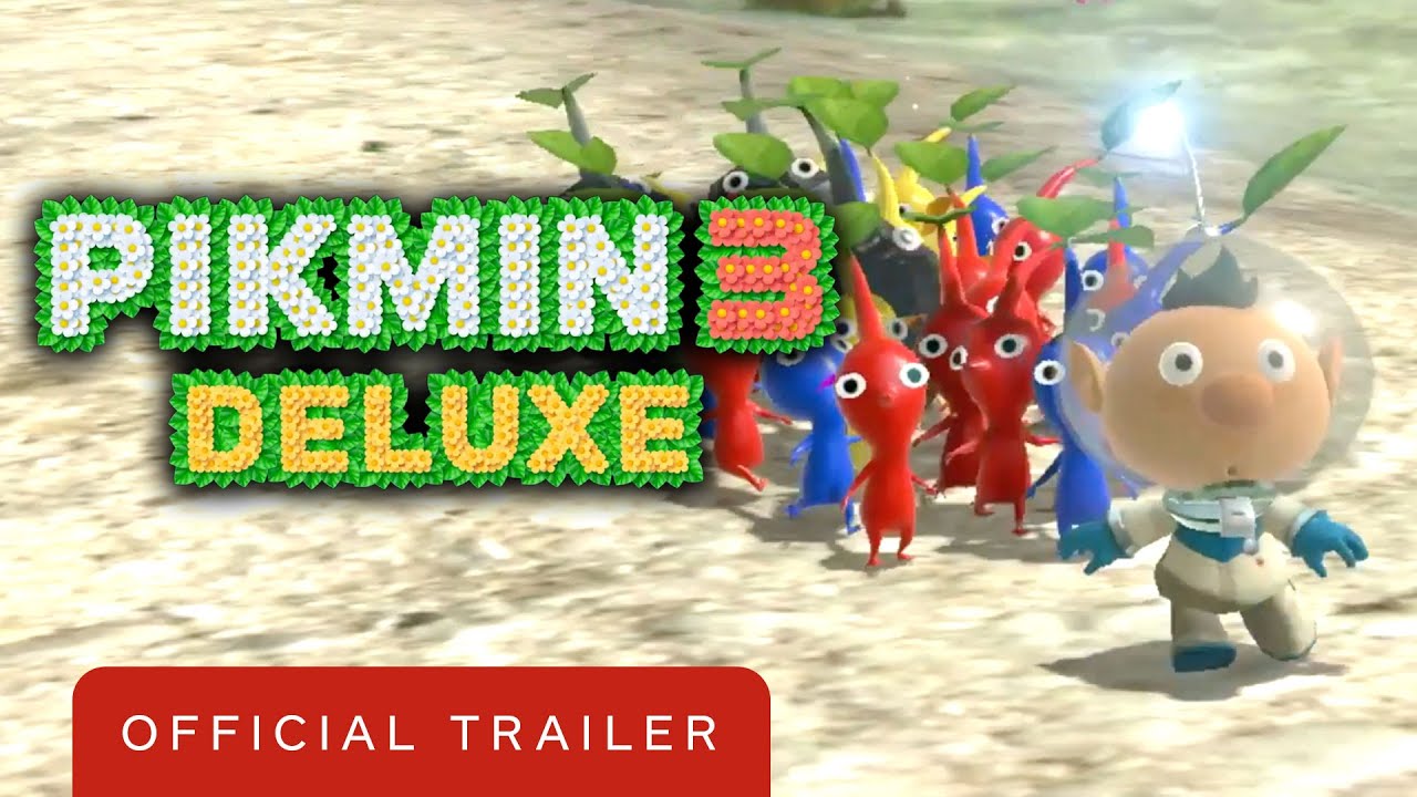 Nintendo divulga trailers de novos jogos: “Pikmin 3 Deluxe