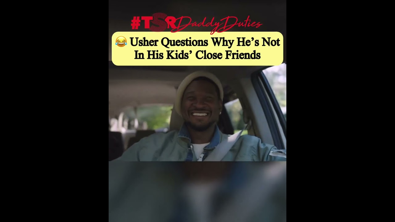 Usher Can’t Believe He’s Not on His Kids’ Close Friends List